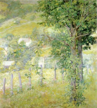  Woods Painting - Hillside in Summer impressionism landscape Robert Reid woods forest